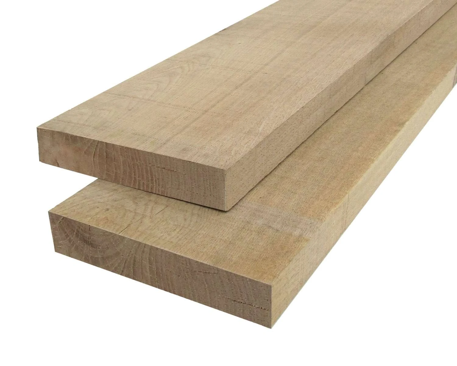 Eiken plank 3.5 x 20 cm (35 x 200 mm) Fijnbezaagd - Lengte 500 cm - Afbeelding 1